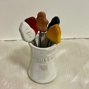 Holiday Food Pick Set, very cute! 💝🎁